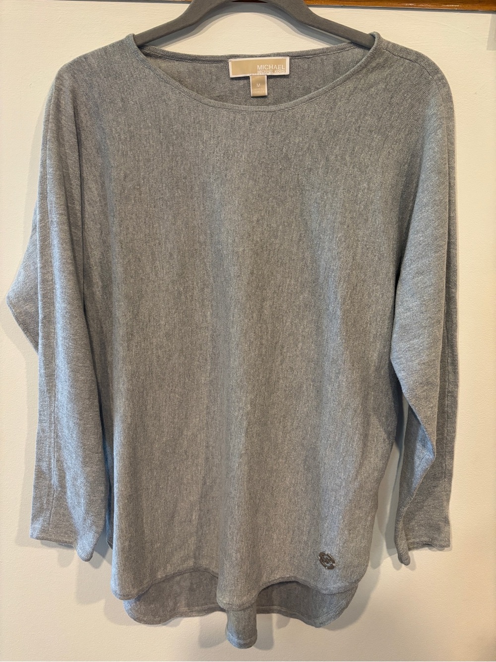 Michael Kors Gray Crewneck Long Sleeve Sweater - Women’s Medium